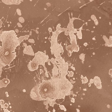 kahverengi suluboya boya desenli soyut arka plan