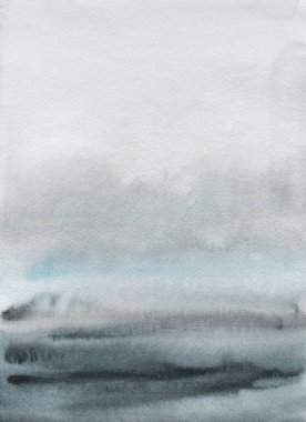 arka plan olarak mavi soyut suluboya doku