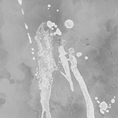 sulu boya boyama doku ile gri arka plan