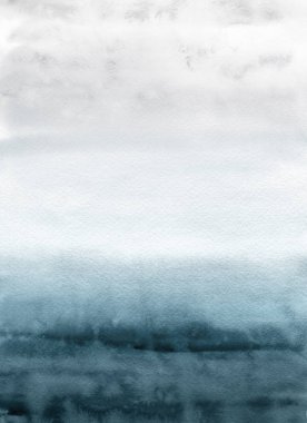 arka plan olarak mavi soyut suluboya doku