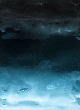 arka plan olarak mavi soyut suluboya doku