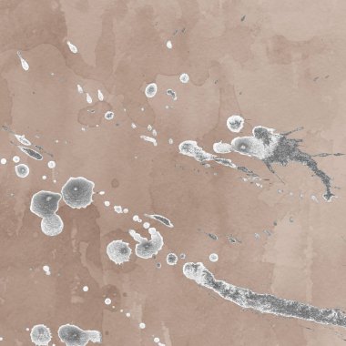 kahverengi suluboya boya desenli soyut arka plan