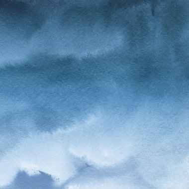 Mavi suluboya boya ile soyut dokulu arka plan