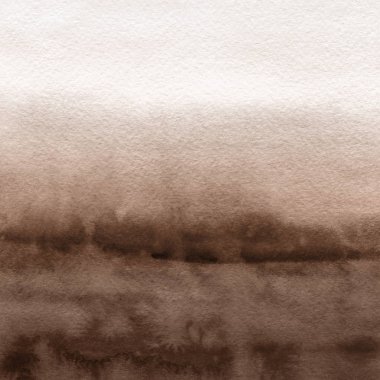 Kahverengi suluboya boya ile soyut dokulu arka plan