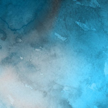 Lekeler ve darbeler ile renkli soyut suluboya zemin