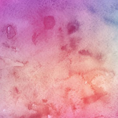 Suluboya boya lekeleri ile soyut renkli arka plan