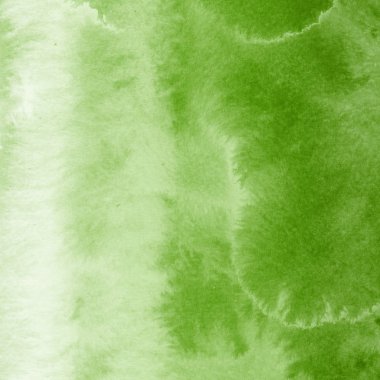 Suluboya stilinde soyut yeşil desen