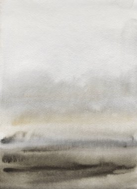 Suluboya stilinde soyut renkli desen