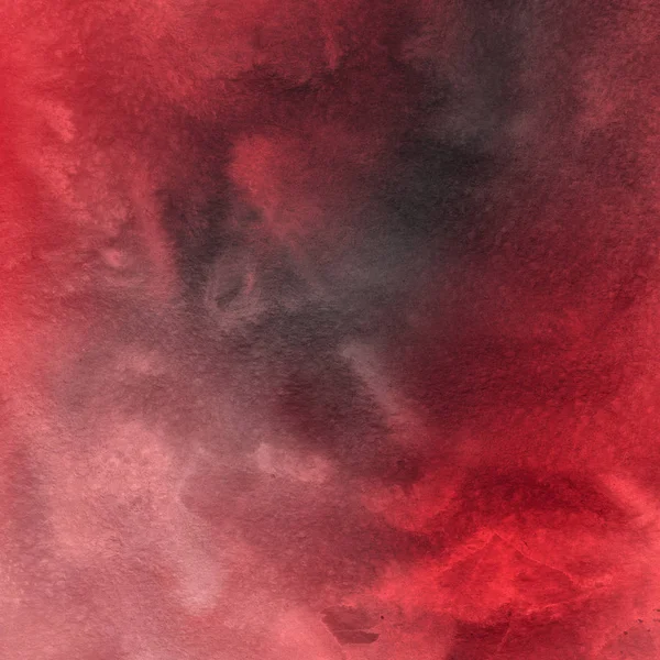 Abstract Red Background Watercolor Paint Texture — Stock Photo, Image