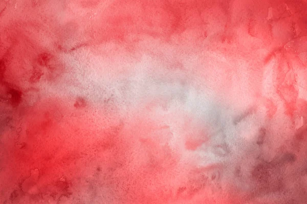 Absztrakt Piros Háttér Akvarell Festék Textúra — Stock Fotó