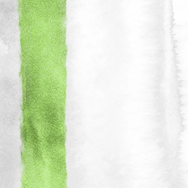 Абстрактный Фон Рисунком Зеленой Акварели — стоковое фото