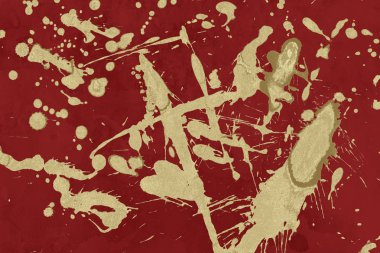 Glitter boya lekeleri ile soyut suluboya grungy arka plan