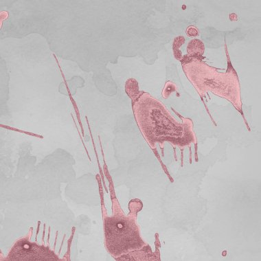 Pembe boya lekeleri ile soyut suluboya grungy arka plan