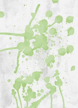yeşil suluboya boya desenli soyut arka plan