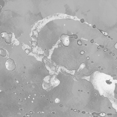 sulu boya boyama doku ile gri arka plan