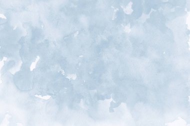 sulu boya boyama doku ile mavi arka plan