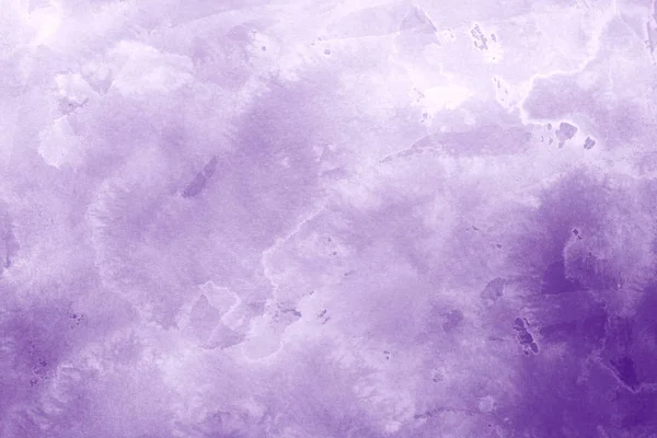 Абстрактний Фіолетовий Фон Текстурою Акварельної Фарби — стокове фото