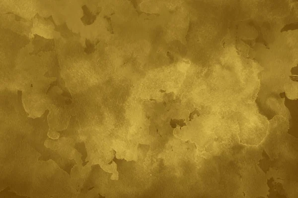 Fundo Abstrato Com Textura Tinta Aquarela Amarela — Fotografia de Stock