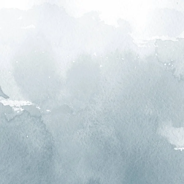 背景として青い抽象的な水彩画のペイントテクスチャ — ストック写真