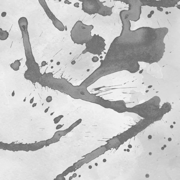 Серый Абстрактный Фон Текстурой Акварельной Краски — стоковое фото