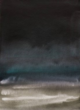 Suluboya stilinde soyut renkli desen