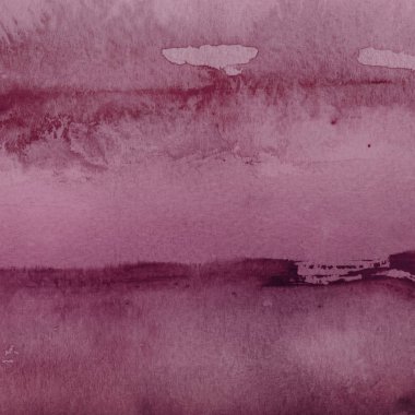 Suluboya stilinde soyut renkli desen