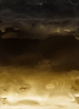 Suluboya stilinde soyut renkli desen