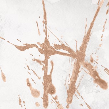 kahverengi suluboya boya desenli soyut arka plan