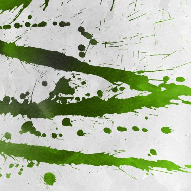 yeşil suluboya boya desenli soyut arka plan