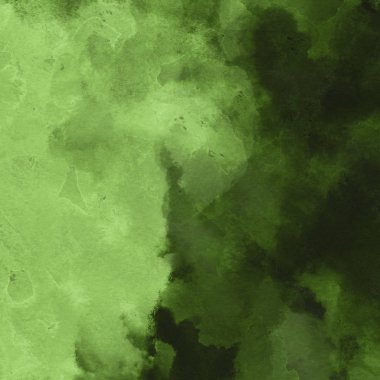 Yeşil suluboya boya ile soyut dokulu arka plan