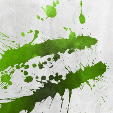 yeşil suluboya boya desenli soyut arka plan