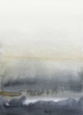 Suluboya stilinde soyut renkli desen