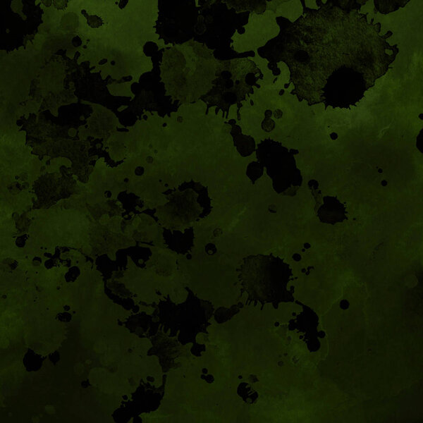Abstract textured background with green watercolor paint