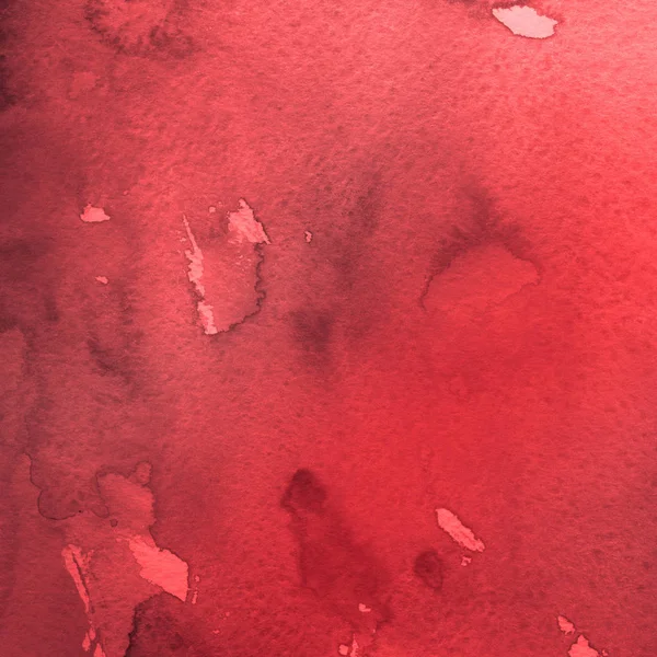 Fondo Rojo Abstracto Textura Pintura Acuarela —  Fotos de Stock