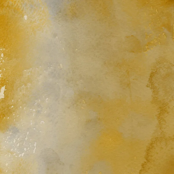 Fondo Abstracto Con Textura Pintura Acuarela Amarilla — Foto de Stock