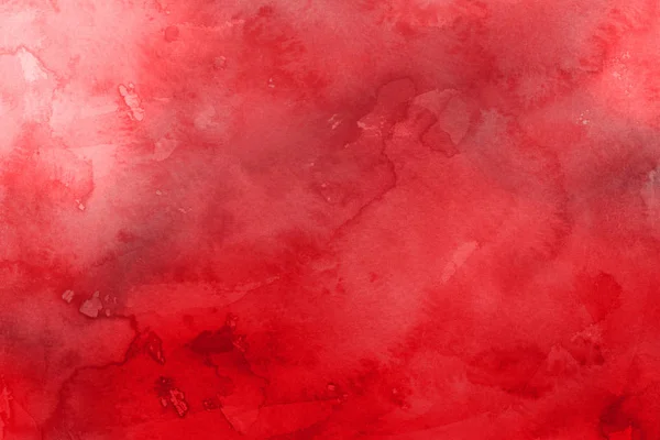 Abstract Red Background Watercolor Paint Texture — Stock Photo, Image