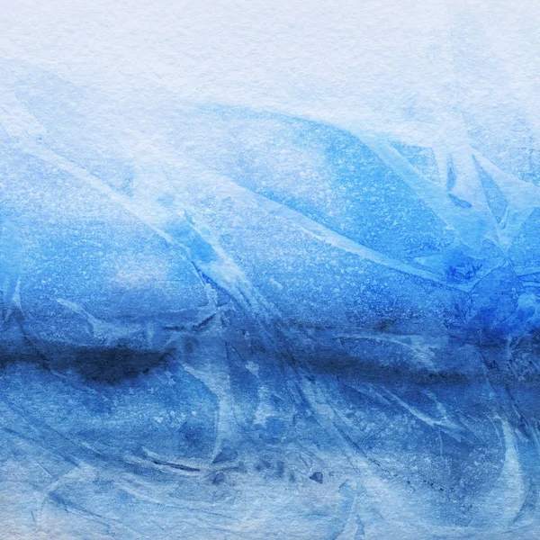 Blue Abstract Watercolor Paint Texture Background — Stock Photo, Image