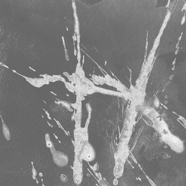 sulu boya boyama doku ile gri arka plan