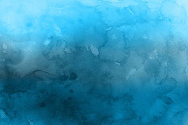 arka plan olarak mavi soyut suluboya doku