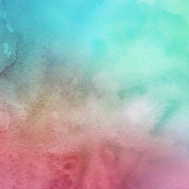 Lekeler ve darbeler ile renkli soyut suluboya zemin