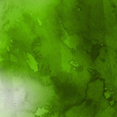 Yeşil suluboya boya ile soyut dokulu arka plan