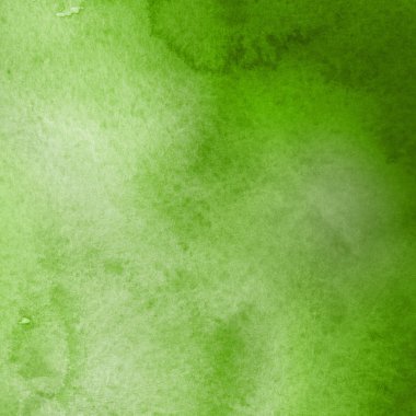Yeşil suluboya boya ile soyut dokulu arka plan