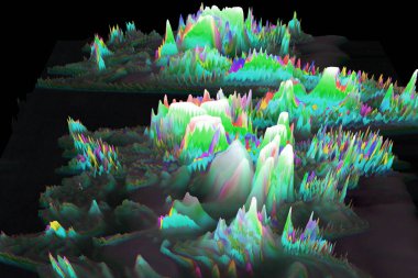 renkli parlak neon sıçramaları arka plan