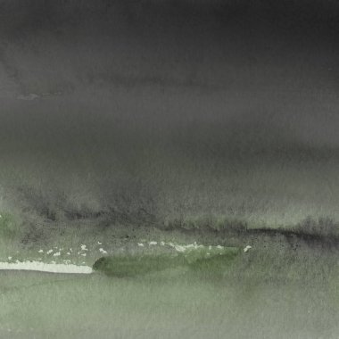 Yeşil suluboya boya ile soyut dokulu arka plan