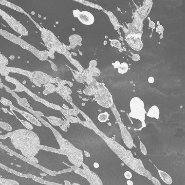 sulu boya boyama doku ile gri arka plan