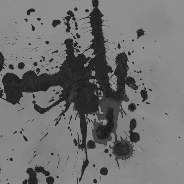 Fundo Escuro Abstrato Com Manchas Tinta — Fotografia de Stock