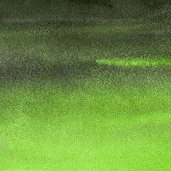 Fondo Texturizado Abstracto Con Pintura Verde Acuarela — Foto de Stock