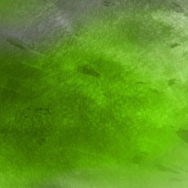 Fundal Texturat Abstract Vopsea Verde Acuarelă — Fotografie, imagine de stoc