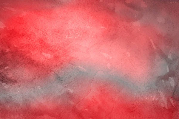 abstract red background with watercolor paint texture