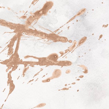 kahverengi suluboya boya desenli soyut arka plan